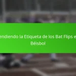 Entendiendo la Etiqueta de los Bat Flips en el Béisbol